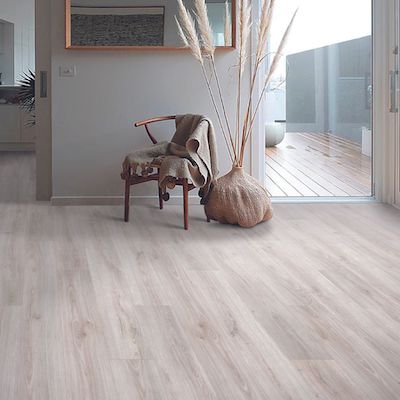 wood look laminate flooring in.a hallway